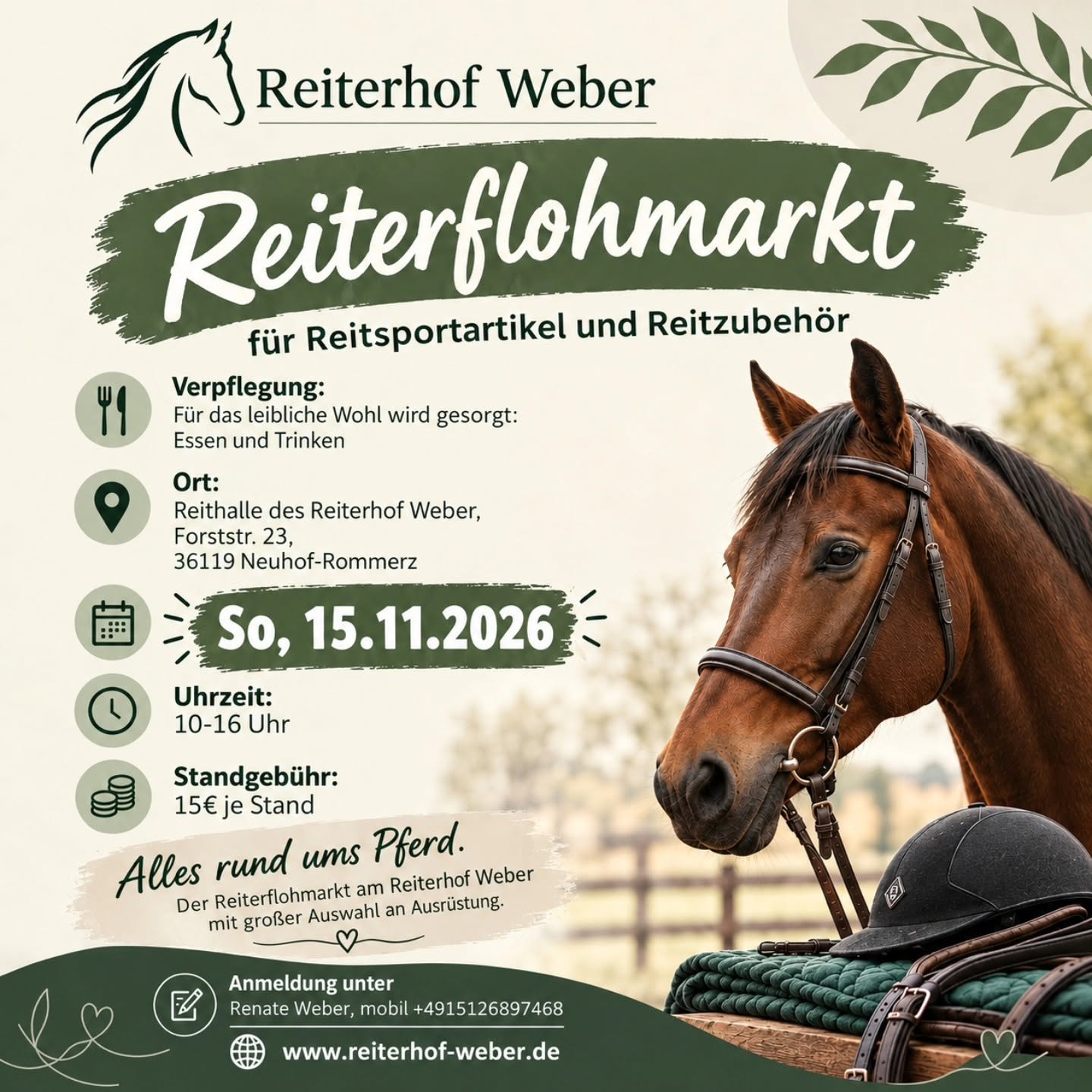 Flohmarkt Reiterhof Weber