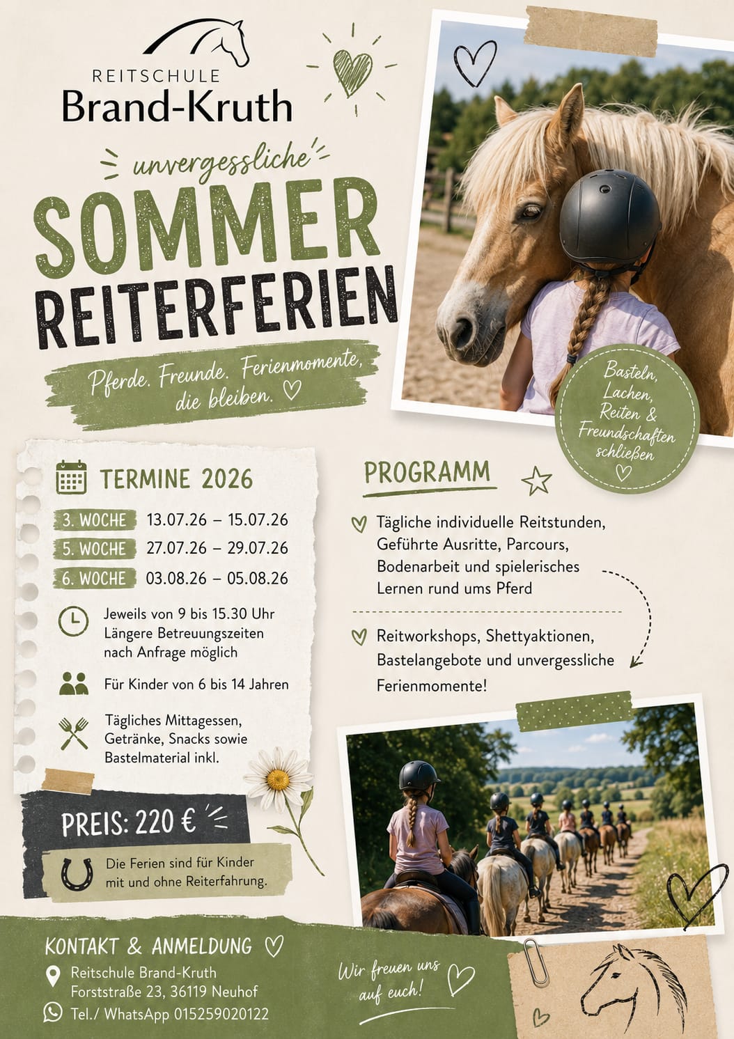 Sommer Reiterferien